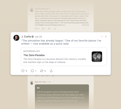 For Substack writers hero mockup